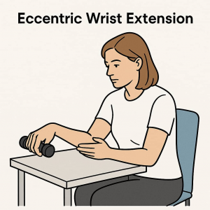 Eccentric Wrist Extension Exercise in Charlotte and Huntersville.