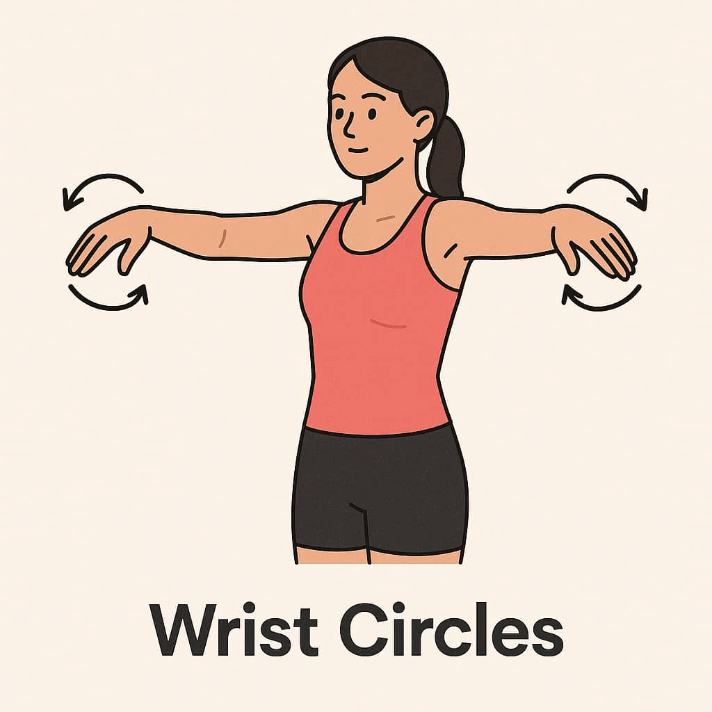 Wrist Circles Exercise in Charlotte and Huntersville.