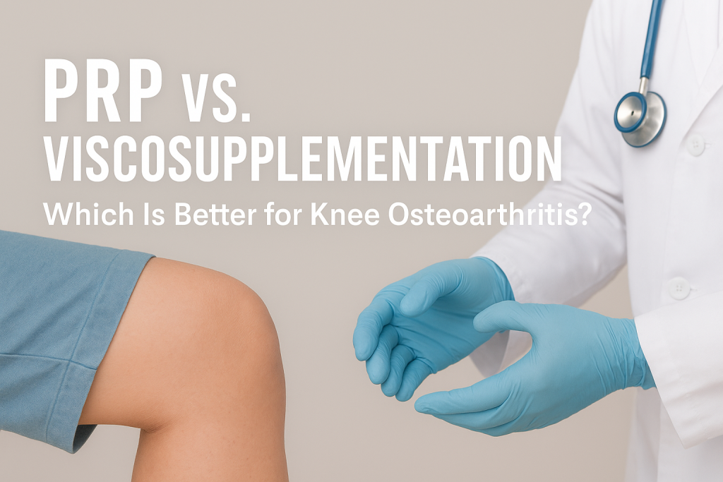 PRP vs. Viscosupplementation: Which Is Better for Knee Osteoarthritis?